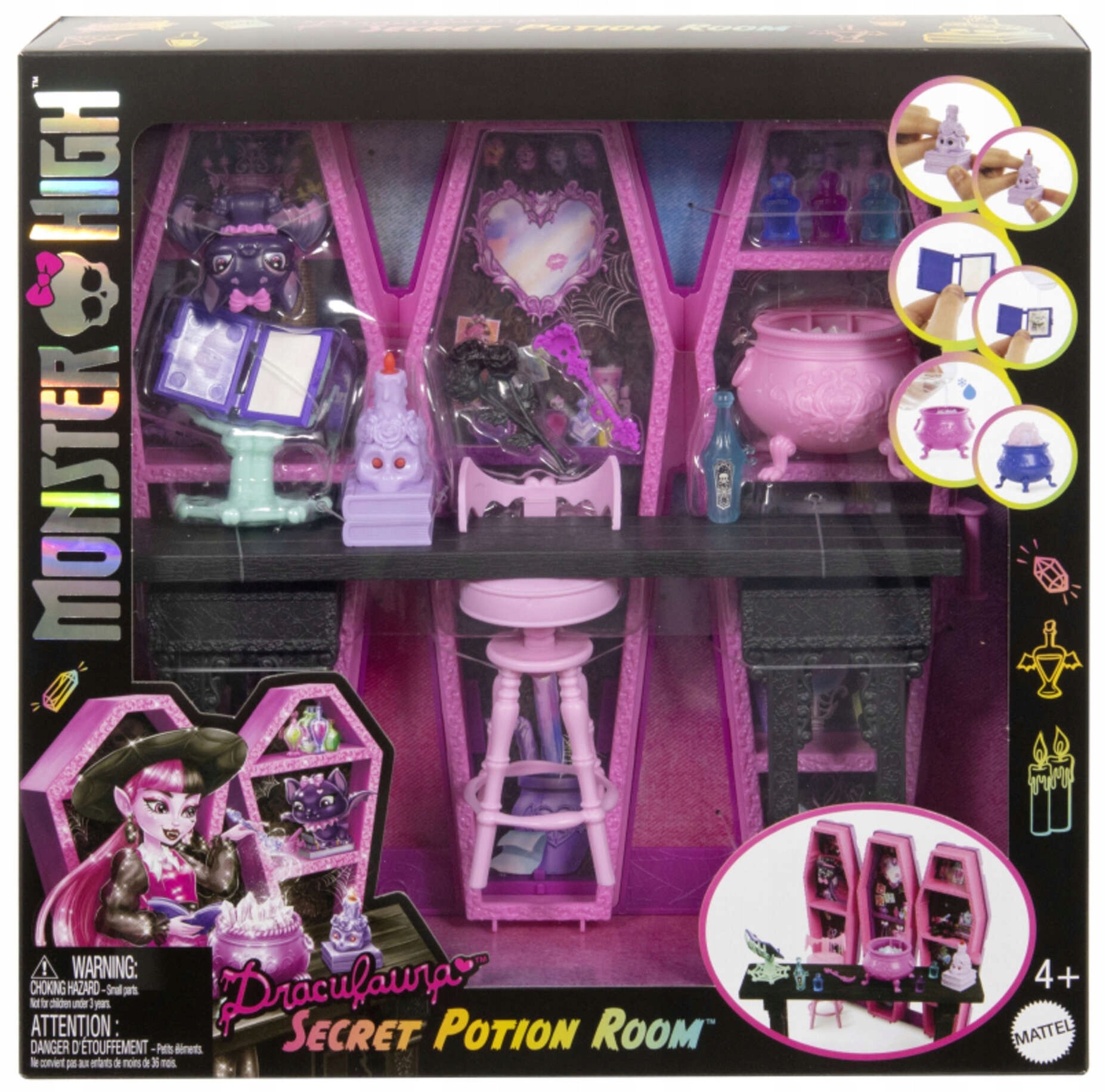 PRÍSLUŠENSTVO K HERNEJ SADE MONSTER HIGH SECRET POTION ROOM